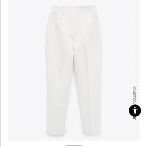 Zara white trousers size M never worn